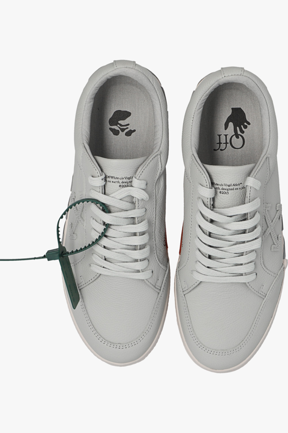 Grey 'Low Vulcanized' sneakers Off-White - Vitkac Canada